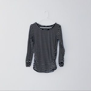 Striped maternity long sleeve